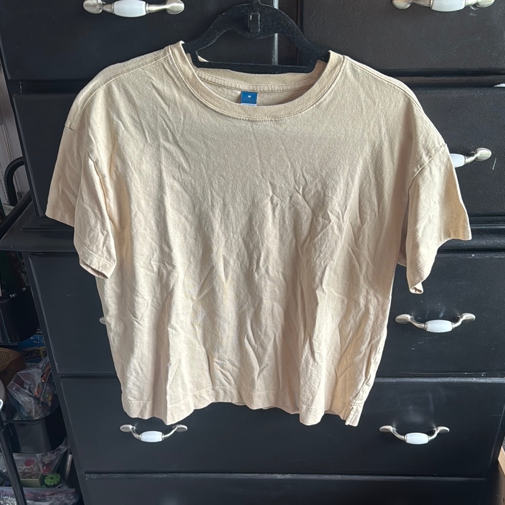 Old Navy Light Tan T-Shirt